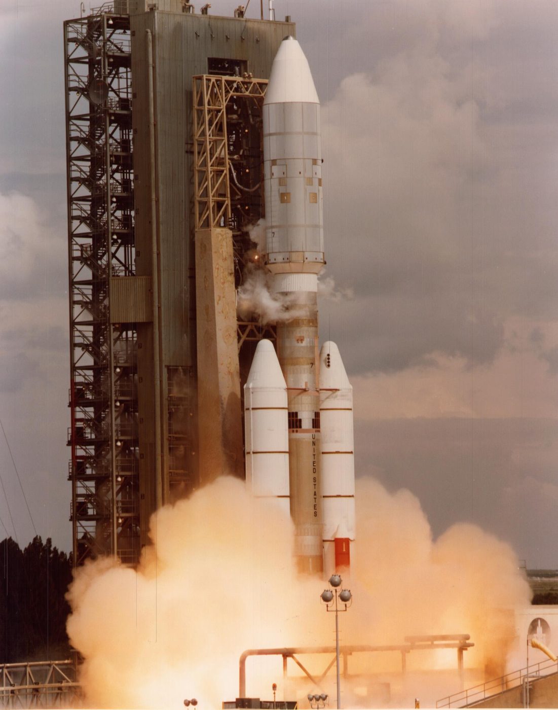 Lançamento da Voyager 2 a bordo de um foguete Titan IIIE-Centaur, em 20 de agosto de 1977, em Cabo Canaveral, Flórida.